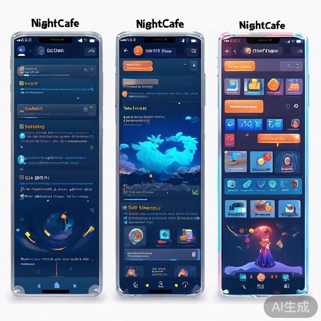夜猫咖啡馆:夜Cafe与三大3D艺术软件的全面对比