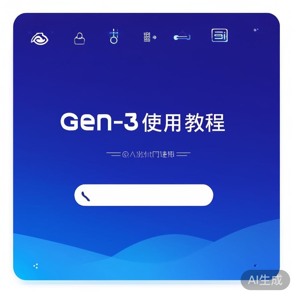 Gen-3使用教程:轻松上手,尽享智能新体验