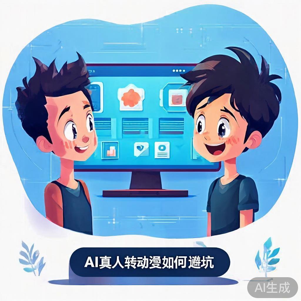 AI真人转动漫如何避坑