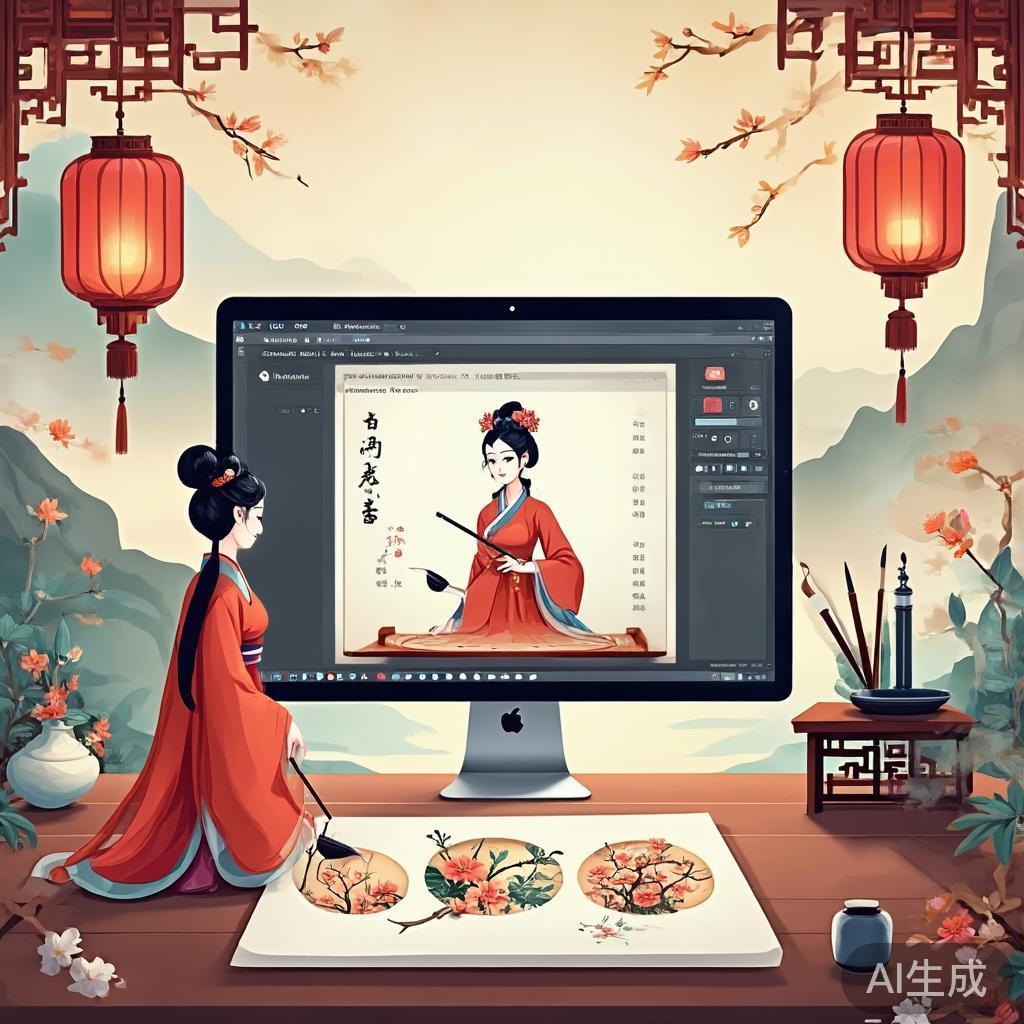 AI古风插画怎么画？零门槛教程