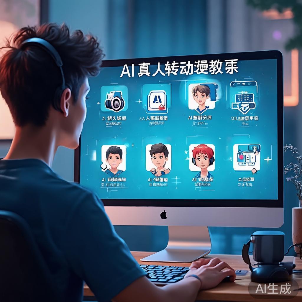 AI真人转动漫怎么做?一步步教你