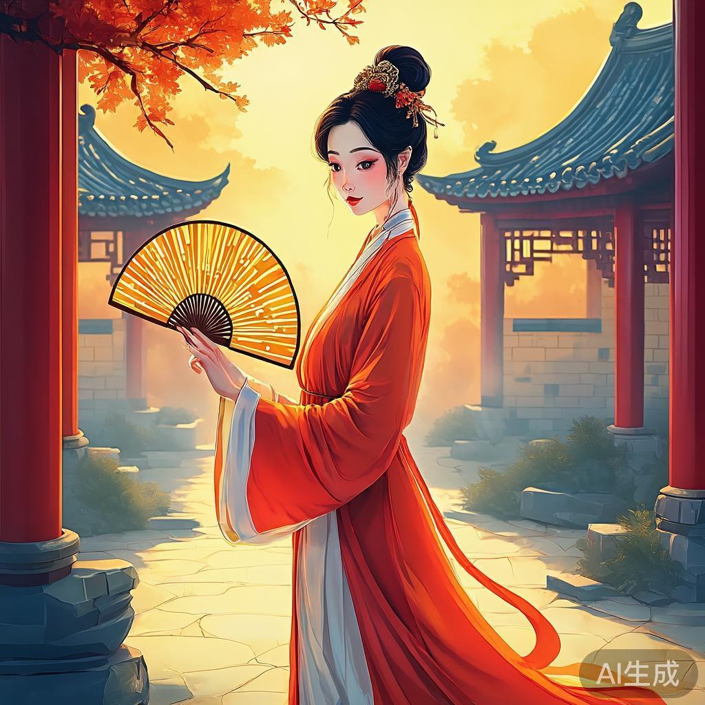 AI古风插画怎么调出氛围感