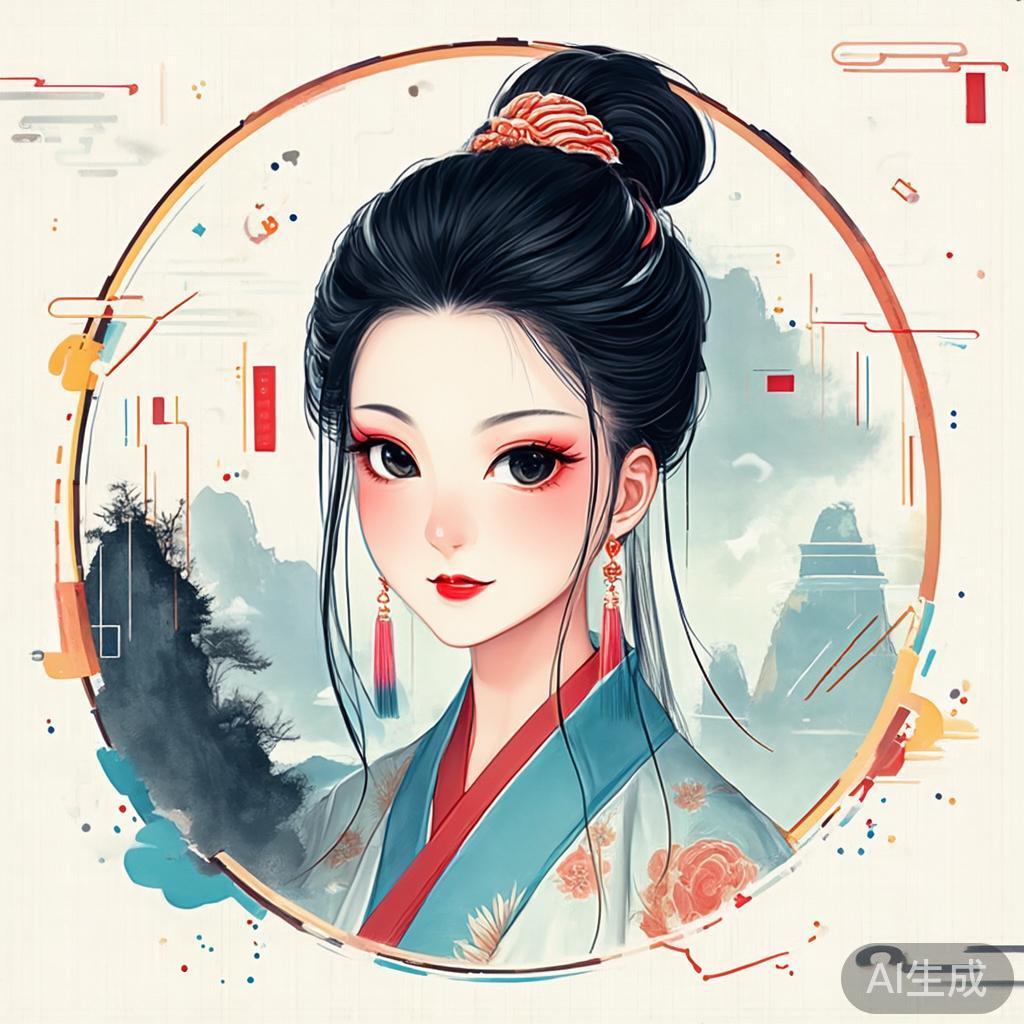 AI古风头像壁纸怎么做出氛围感