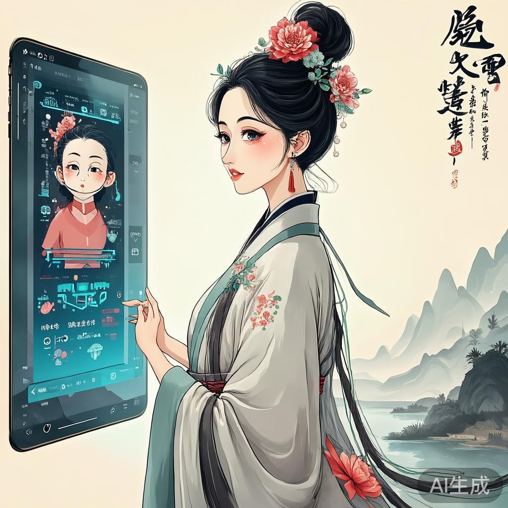 AI插画新手怎么画出古风人物