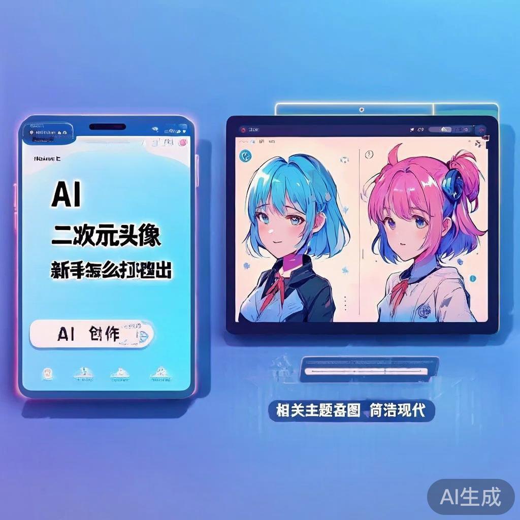 AI二次元头像新手怎么批量出图