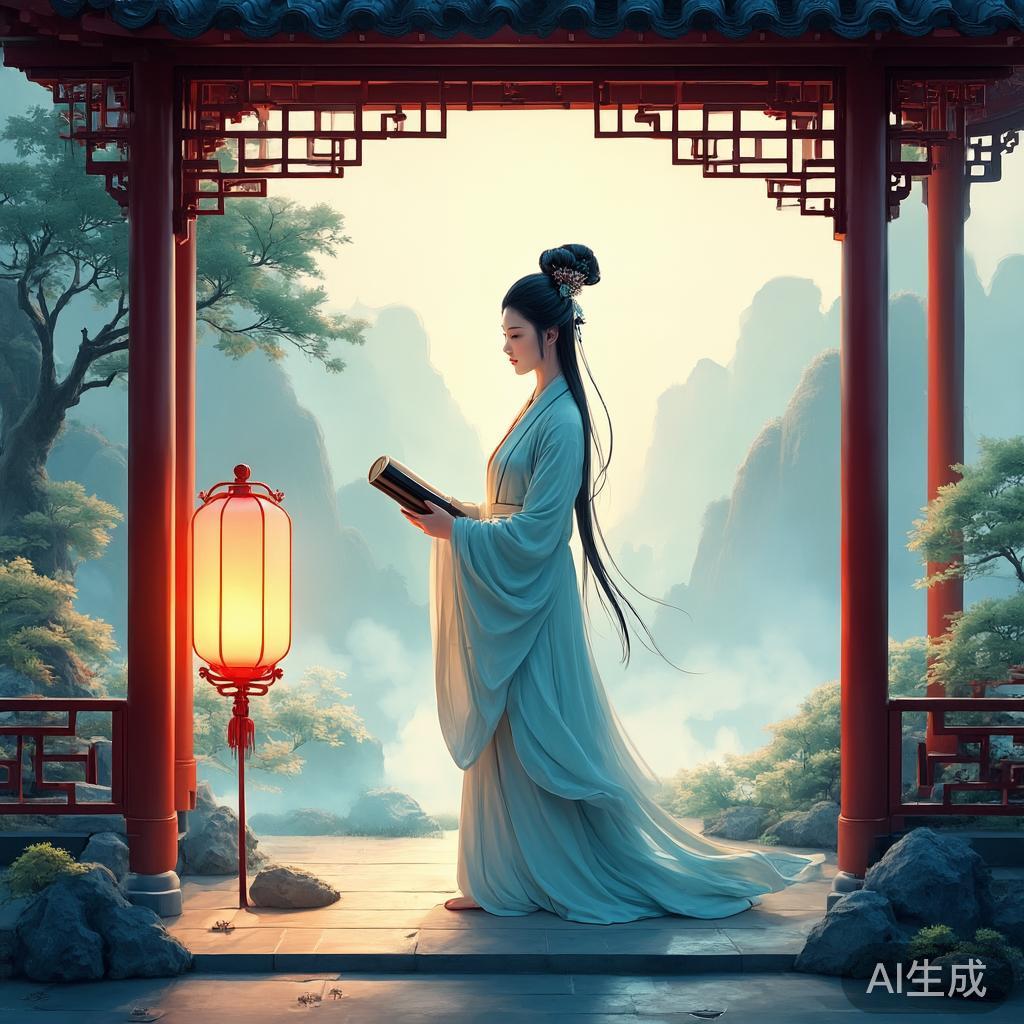 AI 古风图片怎么调出氛围感