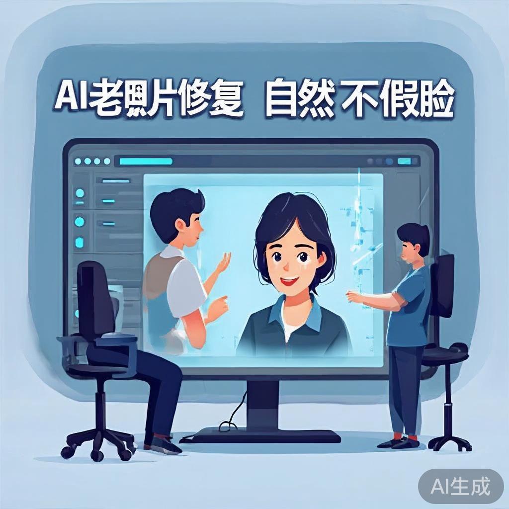 AI老照片修复怎么做到自然不假脸?