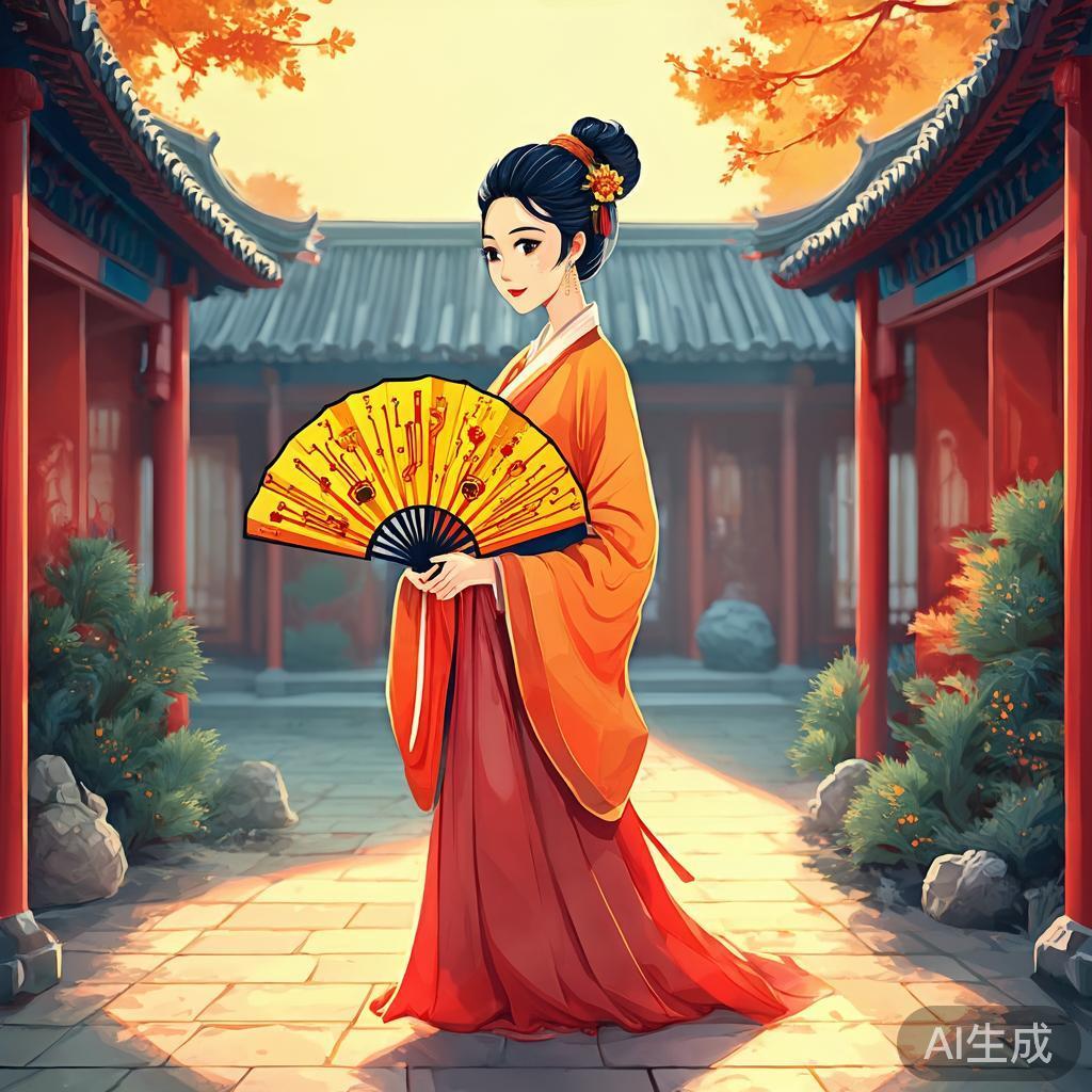 AI古风插画怎么调出氛围感