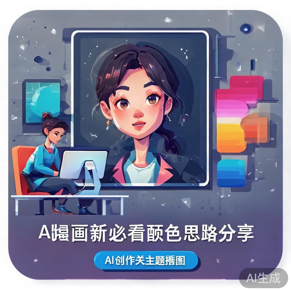 AI插画新手必看配色思路分享