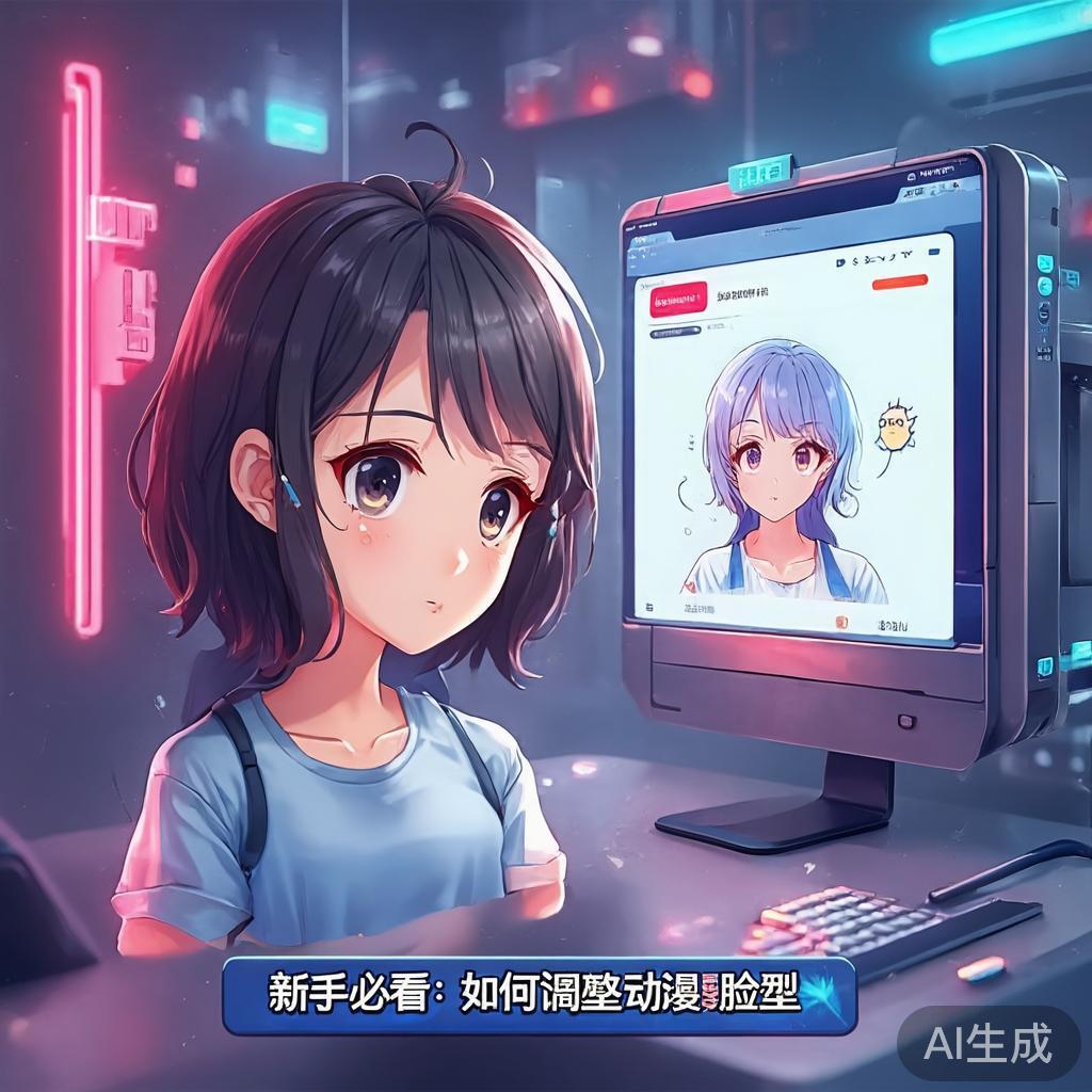AI真人转动漫新手必看怎么调脸